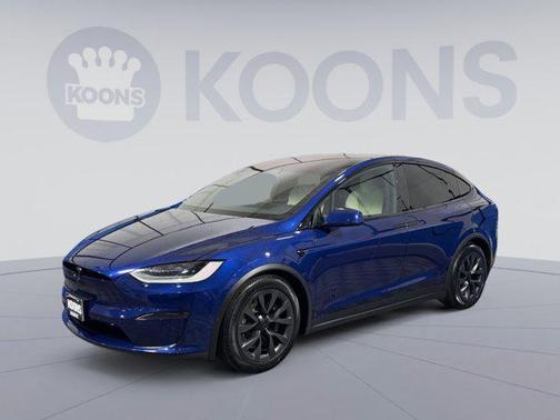 Deep Blue Metallic 2023 Tesla Model X Standard Range