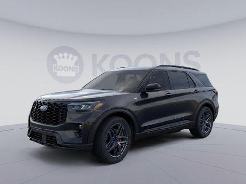 Agate Black Metallic 2026 Ford Explorer ST-Line