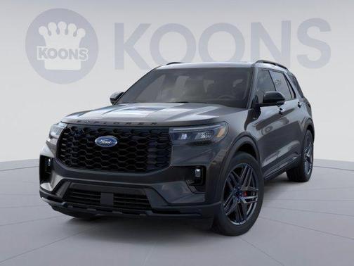 Agate Black Metallic 2026 Ford Explorer ST-Line