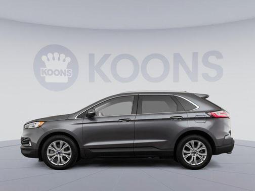 CARBONIZED GRAY 2022 Ford Edge Titanium
