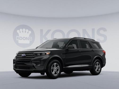AGATE BLACK METALLIC 2024 Ford Explorer XLT