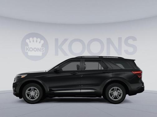 AGATE BLACK METALLIC 2024 Ford Explorer XLT
