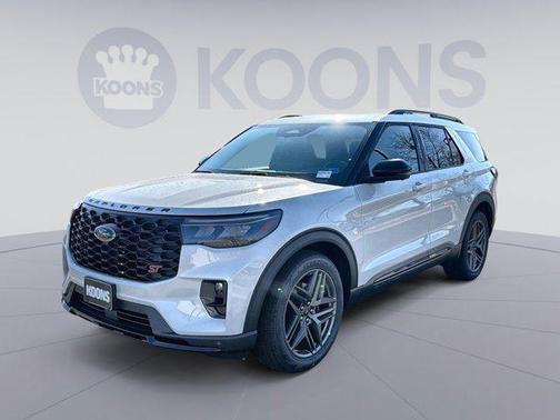 Star White Metallic Tri-Coat 2026 Ford Explorer ST SUV