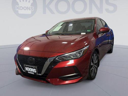 Scarlet Ember Tintcoat 2021 Nissan Sentra SV