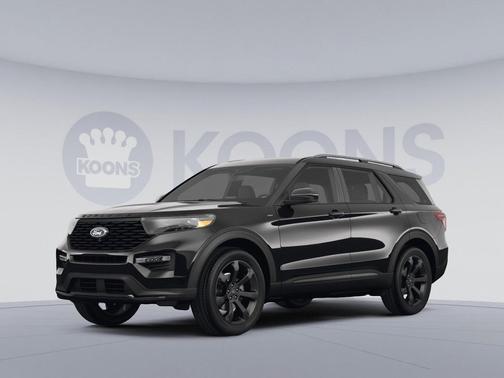 AGATE BLACK METALLIC 2023 Ford Explorer XLT