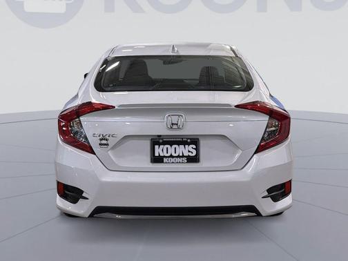 Platinum White Pearl 2021 Honda Civic EX