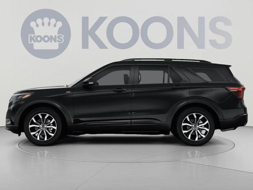 Agate Black Metallic 2025 Ford Explorer ST-Line