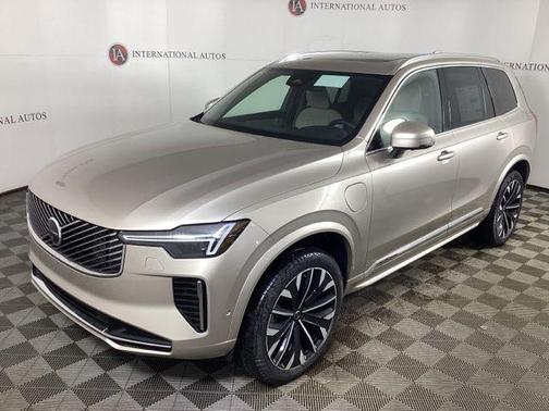 Bright Dusk Metallic 2026 Volvo XC90 Plug-In Hybrid Plus, T8 AWD, Electric/Gasoline, Bright, 7 Seats