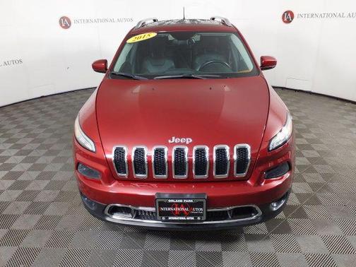 Deep Cherry Red Crystal Pearlcoat 2015 Jeep Cherokee Limited