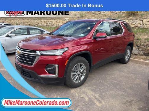 Radiant Red Tintcoat 2023 Chevrolet Traverse LT Cloth