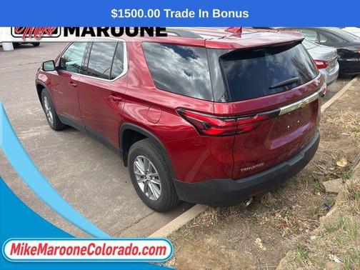 Radiant Red Tintcoat 2023 Chevrolet Traverse LT Cloth