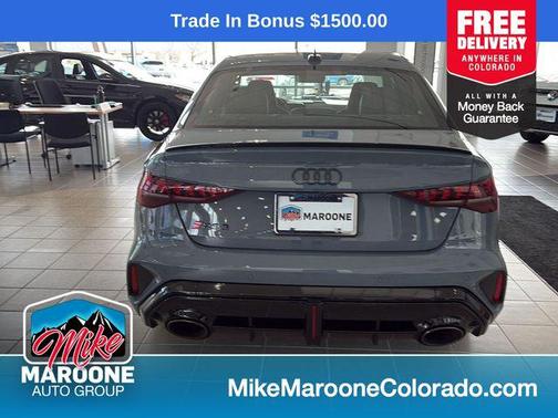 Gray 2025 Audi RS 3 TFSI quattro S tronic