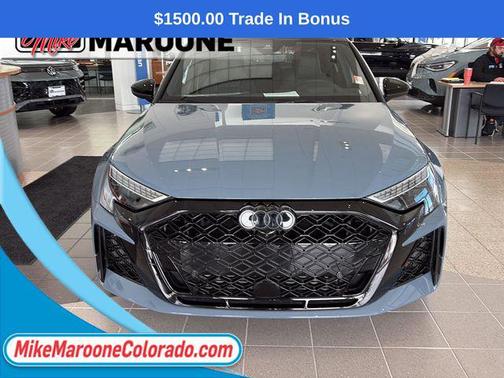 Gray 2025 Audi RS 3 TFSI quattro S tronic