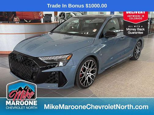 Gray 2025 Audi RS 3 TFSI quattro S tronic