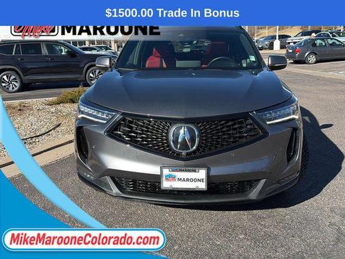Liquid Carbon Metallic 2024 Acura RDX A-Spec Advance Package