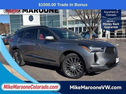 Liquid Carbon Metallic 2024 Acura RDX A-Spec Advance Package