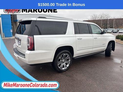 White Frost Tricoat 2017 GMC Yukon XL Denali
