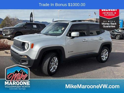Glacier Metallic 2018 Jeep Renegade Latitude