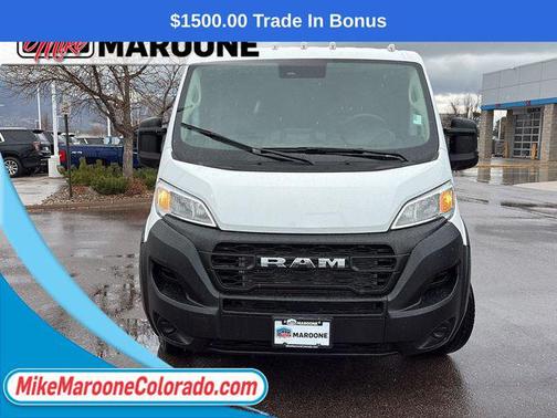 Bright White Clearcoat 2025 RAM ProMaster 1500 Low Roof