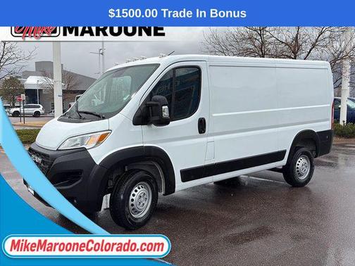 Bright White Clearcoat 2025 RAM ProMaster 1500 Low Roof