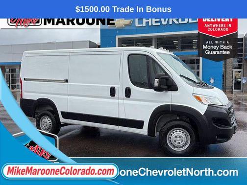 Bright White Clearcoat 2025 RAM ProMaster 1500 Low Roof