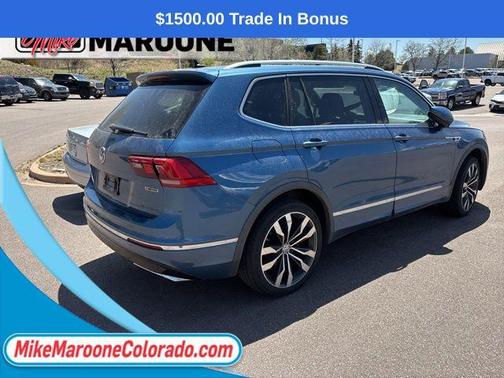 Silk Blue Metallic 2019 Volkswagen Tiguan 2.0T SEL R-Line 4MOTION