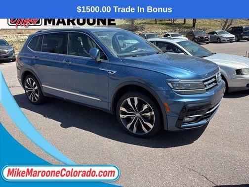Silk Blue Metallic 2019 Volkswagen Tiguan 2.0T SEL R-Line 4MOTION