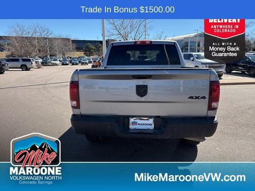 Billet Silver Metallic Clearcoat 2024 RAM 1500 Classic Warlock Crew Cab 4x4 5'7' Box