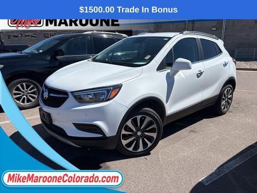 Summit White 2021 Buick Encore Preferred