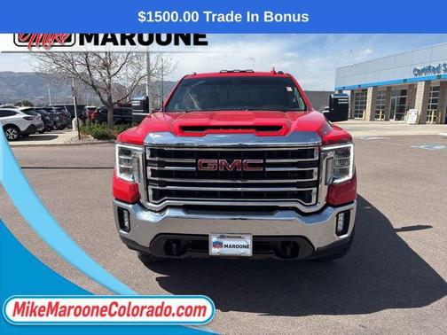 Cardinal Red 2021 GMC Sierra 3500 SLT