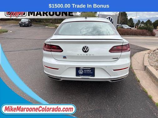 Opal White Pearl 2023 Volkswagen Arteon 2.0T SEL Premium R-Line 4MOTION