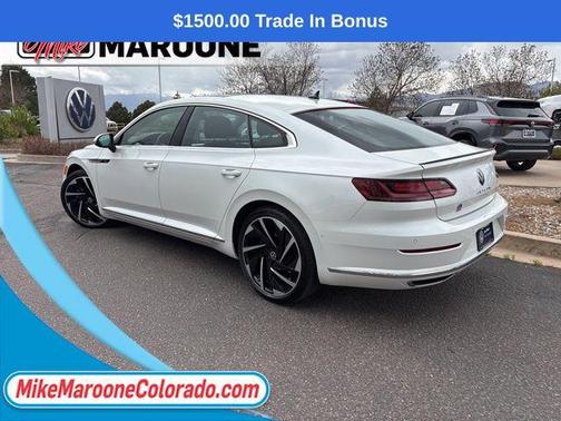 Opal White Pearl 2023 Volkswagen Arteon 2.0T SEL Premium R-Line 4MOTION