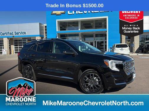 Ebony Twilight Metallic 2023 GMC Terrain Denali