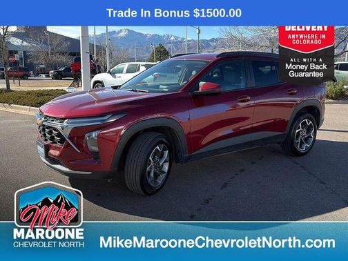Crimson Metallic 2025 Chevrolet Trax LT