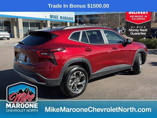 Crimson Metallic 2025 Chevrolet Trax LT