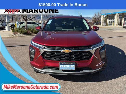 Crimson Metallic 2025 Chevrolet Trax LT