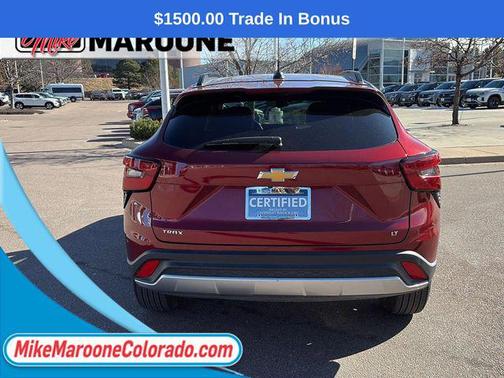 Crimson Metallic 2025 Chevrolet Trax LT