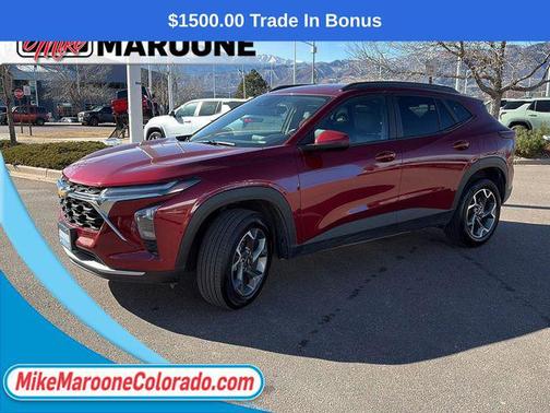 Crimson Metallic 2025 Chevrolet Trax LT