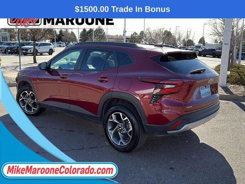 Crimson Metallic 2025 Chevrolet Trax LT