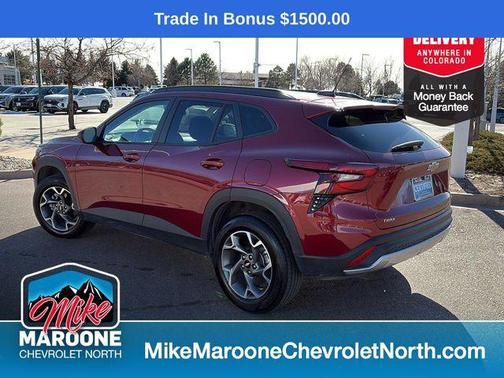Crimson Metallic 2025 Chevrolet Trax LT