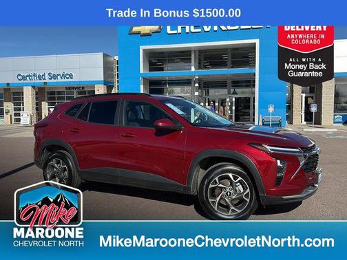Crimson Metallic 2025 Chevrolet Trax LT