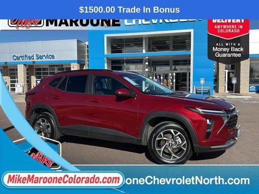 Crimson Metallic 2025 Chevrolet Trax LT