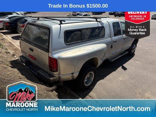 Bright Silver Metallic Clearcoat 2004 Dodge Ram 3500 Laramie