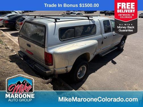 Bright Silver Metallic Clearcoat 2004 Dodge Ram 3500 Laramie