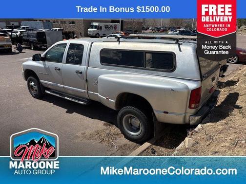 Bright Silver Metallic Clearcoat 2004 Dodge Ram 3500 Laramie
