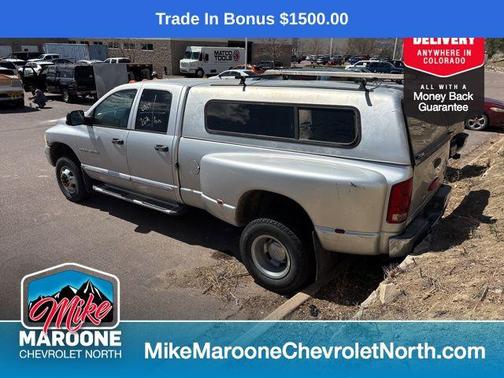 Bright Silver Metallic Clearcoat 2004 Dodge Ram 3500 Laramie