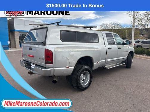 Bright Silver Metallic Clearcoat 2004 Dodge Ram 3500 Laramie