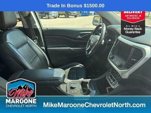 Summit White 2021 GMC Acadia AWD SLT