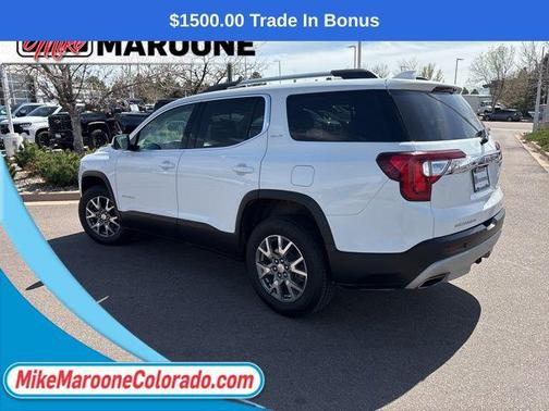 Summit White 2021 GMC Acadia AWD SLT