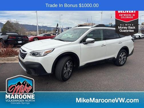 Crystal White Pearl 2021 Subaru Outback Touring